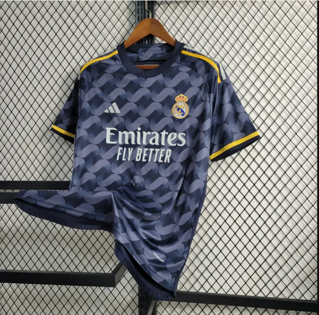 قميص ريال مدريد الأزرق 23/24 خارج أرضه - نسخة المشجعين