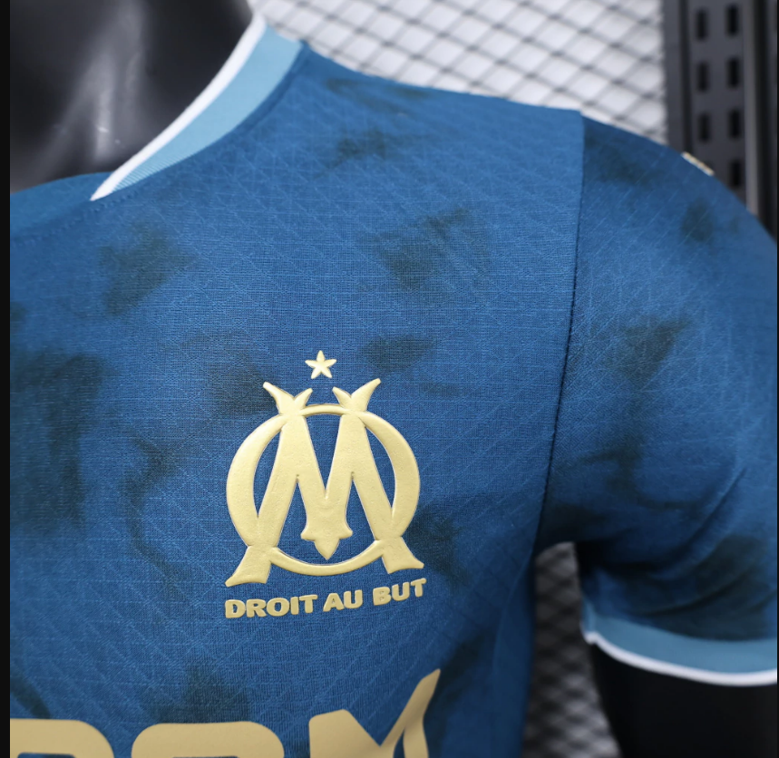 Olympique de Marseille 2024/2025 Auswärtstrikot – Spielerversion