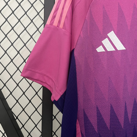 Deutschland 2024 Auswärtstrikot, rosa, Fan-Version
