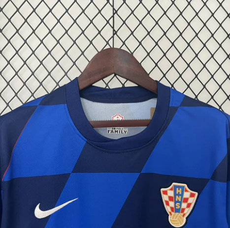 Kroatien 2024 Auswärtsstadiontrikot - Fans Version
