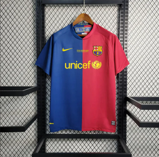 FC Barcelona Retro 08-09 Heimstadiontrikot - Fanversion - Messi