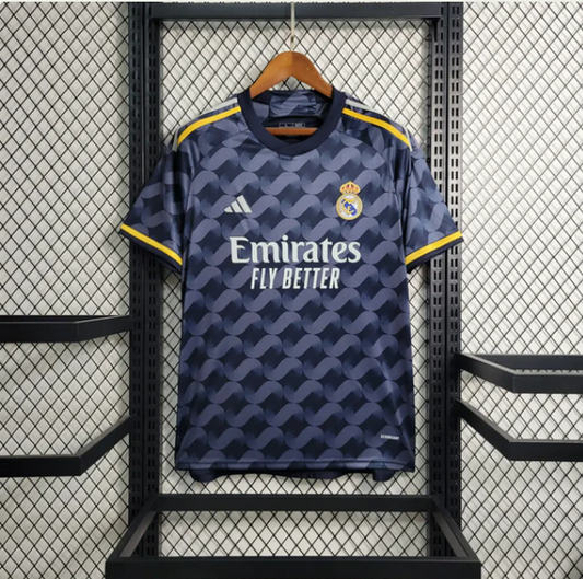 Real Madrid 23/24 Blaues Auswärtstrikot - Fanversion