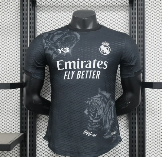 Real Madrid 23-24 Y3 Schwarzes Special Edition Trikot - Fan Version