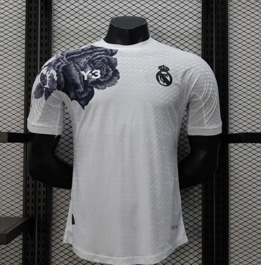 2024/2025 Spielerversion Real Madrid Y-3 Special Edition weißes Fußballtrikot