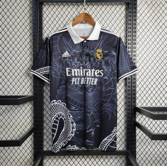 REAL MADRID 23/24 SPEZIELLES "BLACK DRAGON" TRIKOT Fan-Version