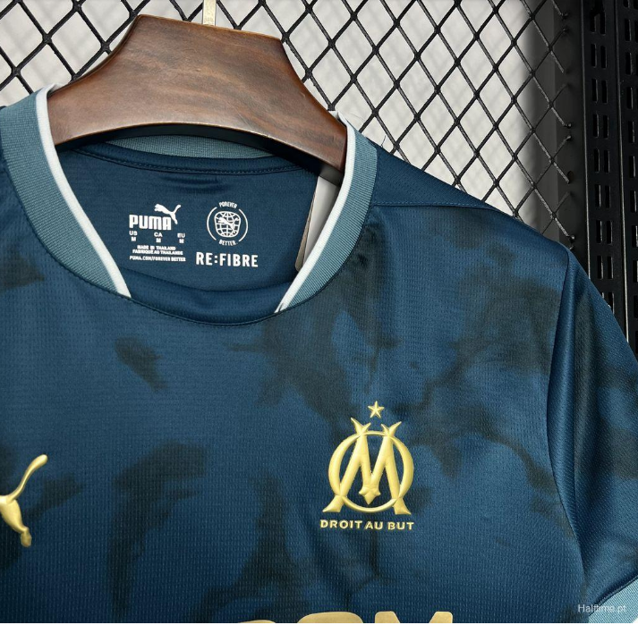 Olympique de Marseille 2024/2025 Auswärtstrikot – Fanversion