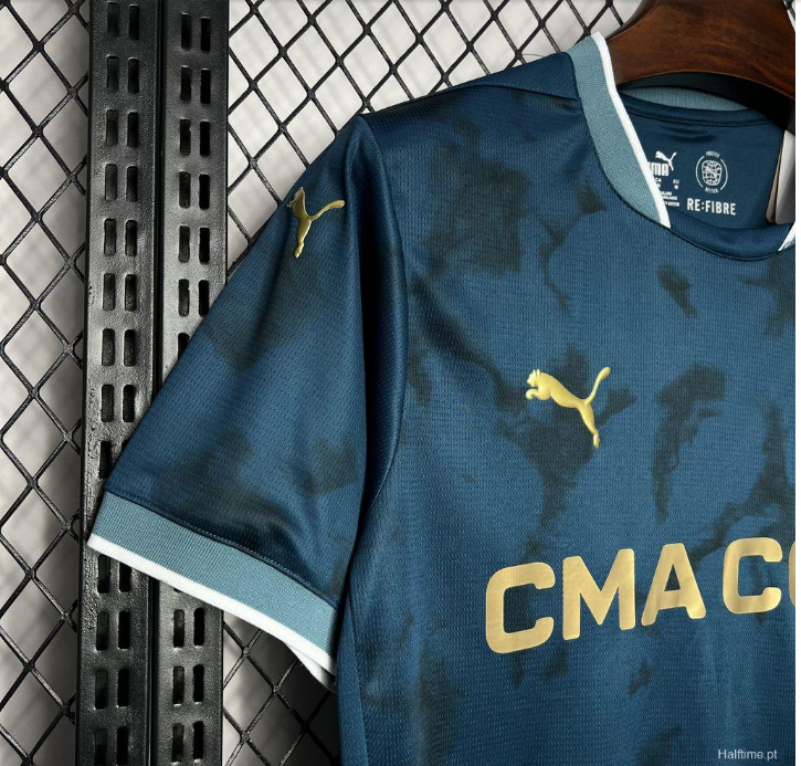 Olympique de Marseille 2024/2025 Auswärtstrikot – Fanversion