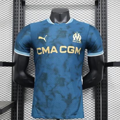 Olympique de Marseille 2024/2025 Auswärtstrikot – Spielerversion
