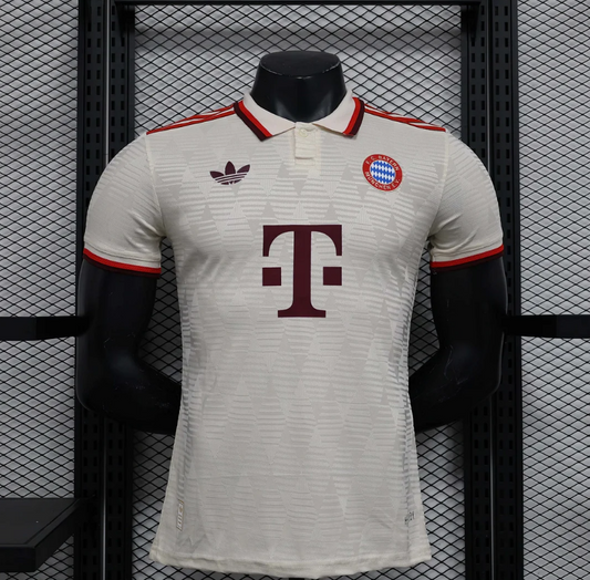 2024/2025 Spielerversion Bayern München Drittes Auswärts-Fußballtrikot - Spielerversion