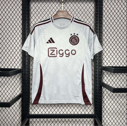 2024-2025 Ajax Amsterdam Drittes Auswärts-Fußballtrikot - Fan-Version