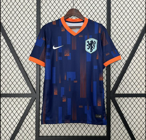 Niederlande 2024 Auswärtstrikot - Fans-Version Blau