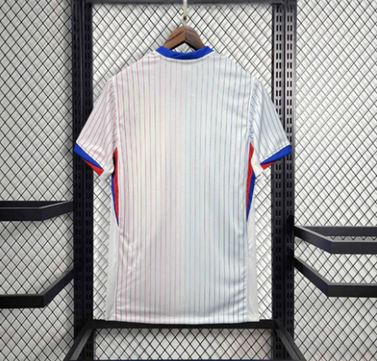 France 2024 Away White Stadium Jersey - Fans Version